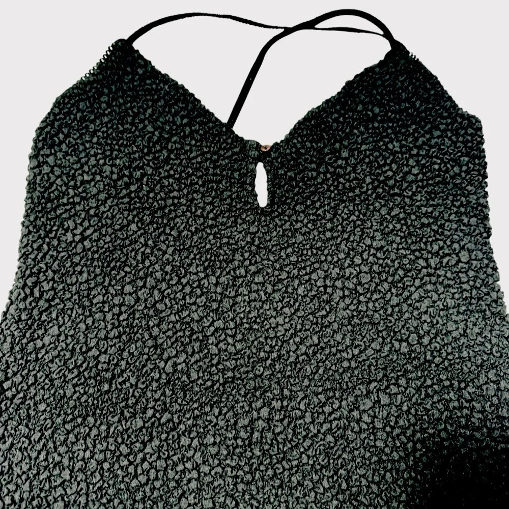 NWT New Free People Seaside Black Bodysuit Size M